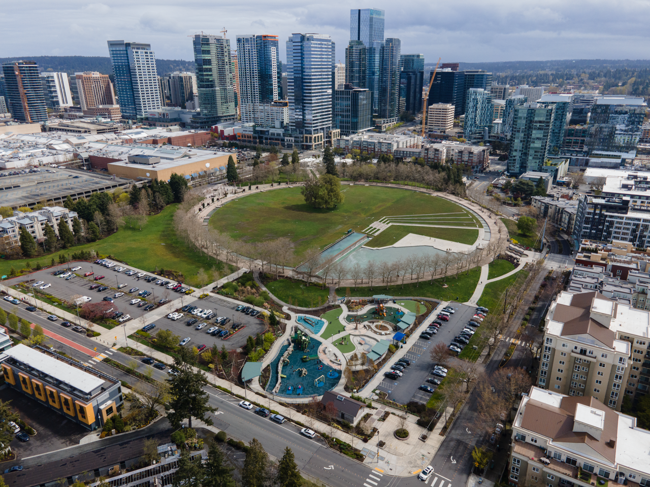 Bellevue Downtown Park in Bellevue, Washington