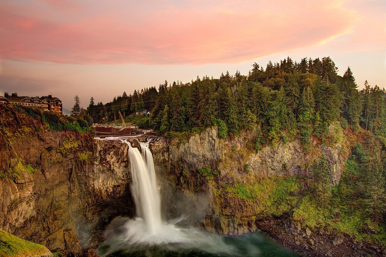 Snoqualmie Falls in Snoqualmie, Washington