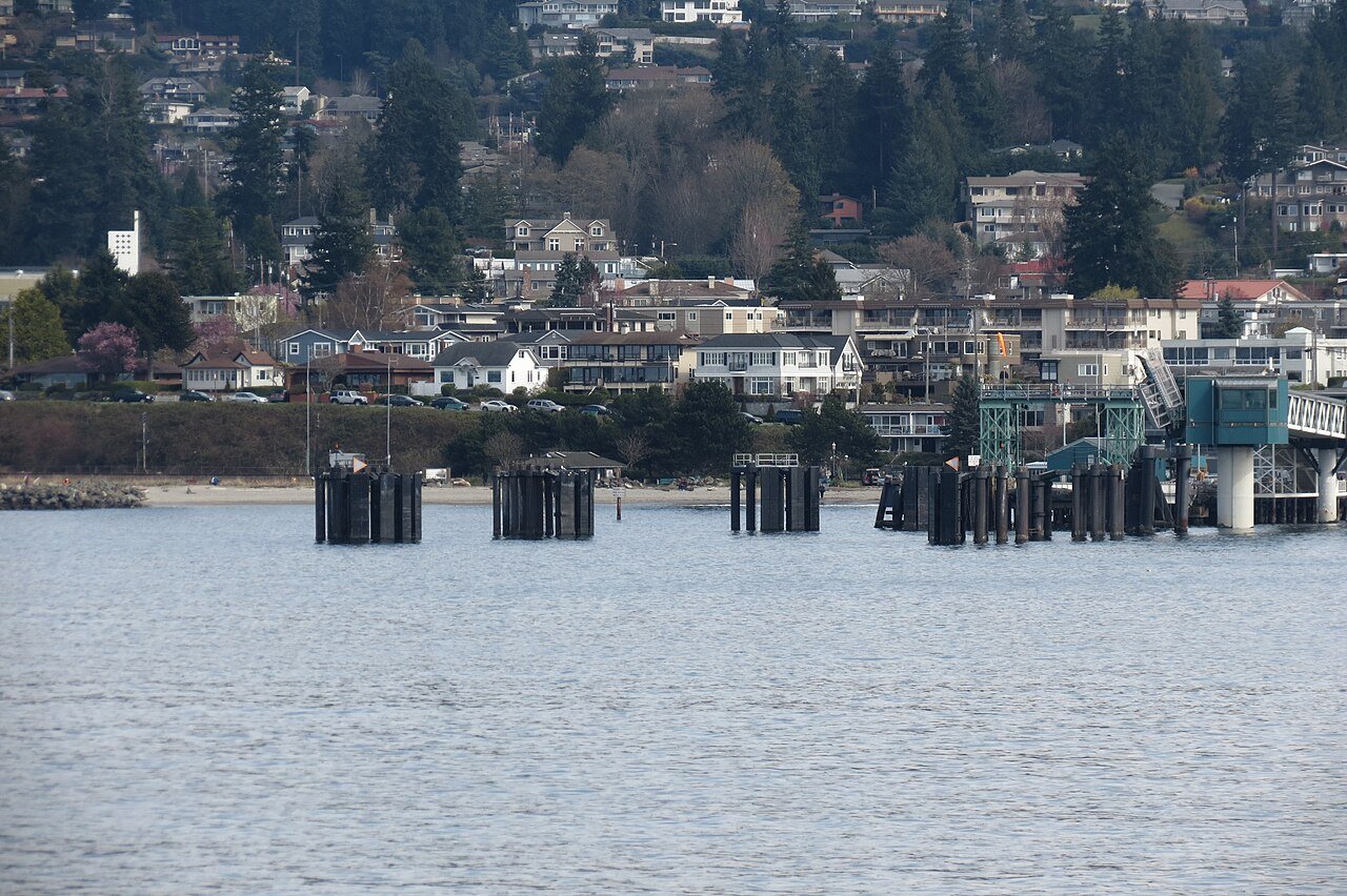 Edmonds ferry terminal in Edmonds, Washington