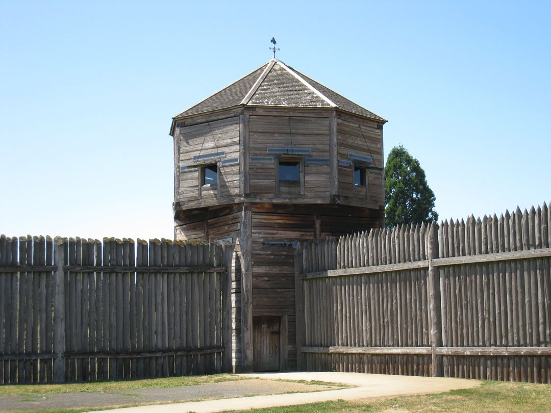 Fort Vancouver bastion and stockade in Vancouver, Washington