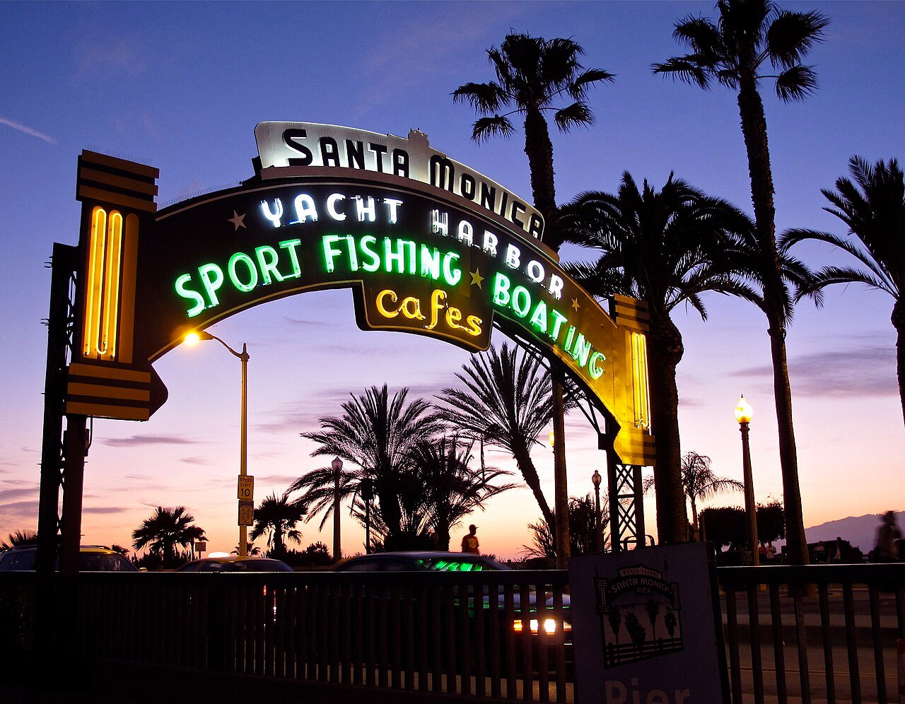 Santa Monica Pier in Santa Monica, California