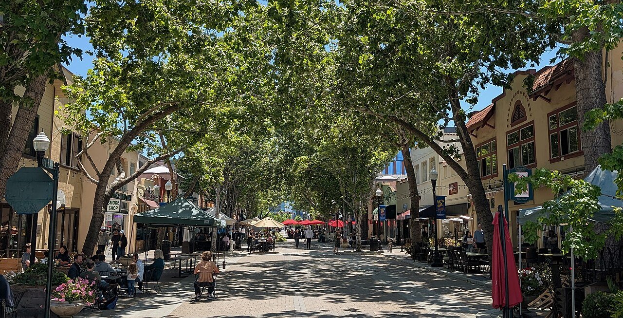 Historic Murphy Avenue in Sunnyvale, California
