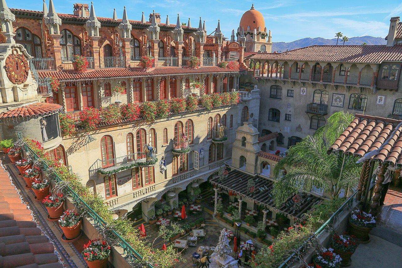 Mission Inn courtyard in Riverside, California