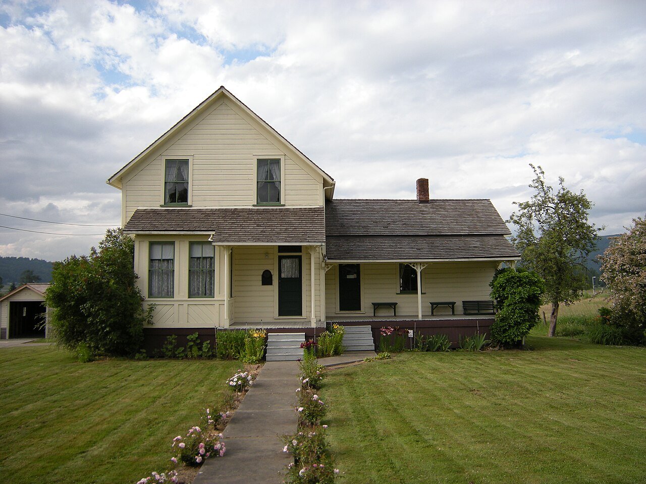 Historic Dougherty House at the Dougherty Farmstead in Duvall, Washington