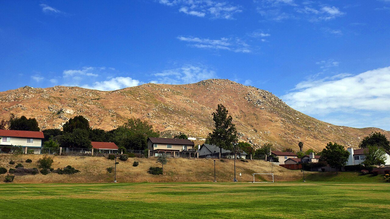 Blue Mountain, viewed from Grand Terrace, California