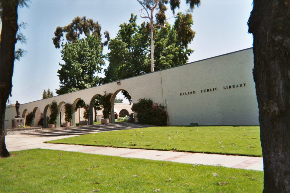 Upland City Hall and Public Library in Upland, California